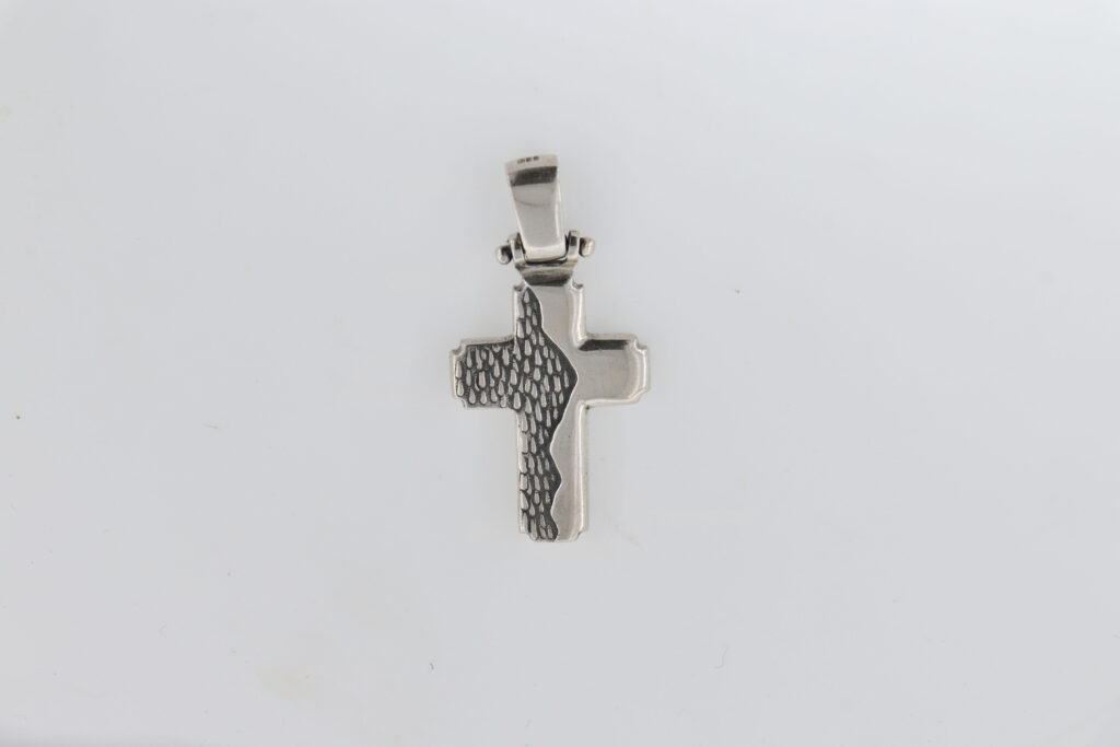 Σταυρός Ασημένιος διπλής όψης