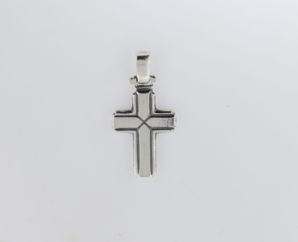 Σταυρός Ασημένιος διπλής όψης