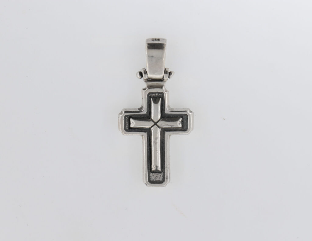 Σταυρός Ασημένιος διπλής όψης