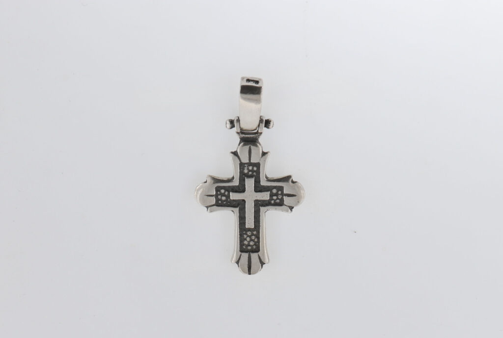 Σταυρός Ασημένιος διπλής όψης