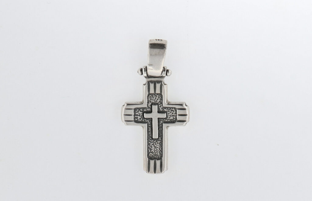 Σταυρός Ασημένιος διπλής όψης