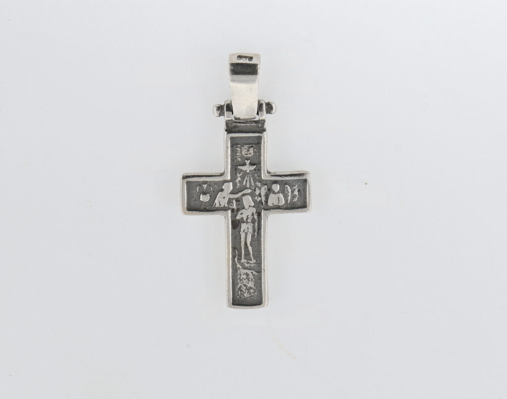 Σταυρός Ασημένιος διπλής όψης