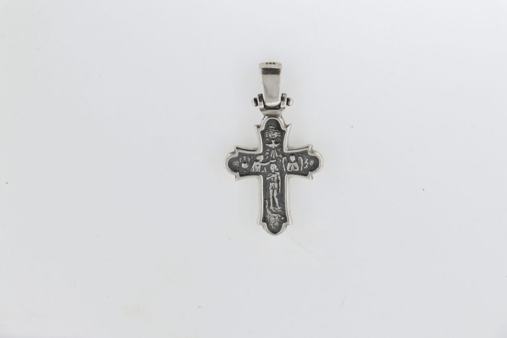 Σταυρός Ασημένιος διπλής όψης
