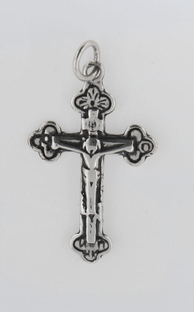Σταυρός Ασημένιος με εσταυρωμένο