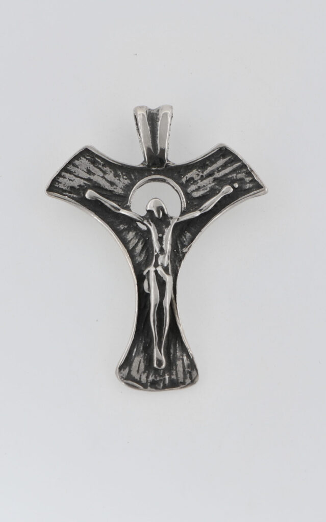 Σταυρός Ασημένιος με εσταυρωμένο