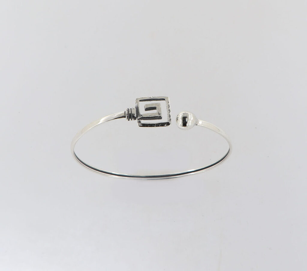 Βραχιόλι σαρνιέρα από ασήμι 925.