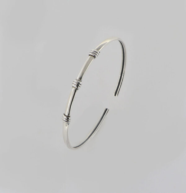 Βραχιόλι σαρνιέρα unisex από ασήμι 925.