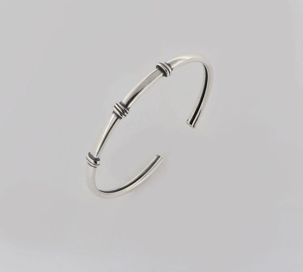 Βραχιόλι σαρνιέρα unisex από ασήμι 925.