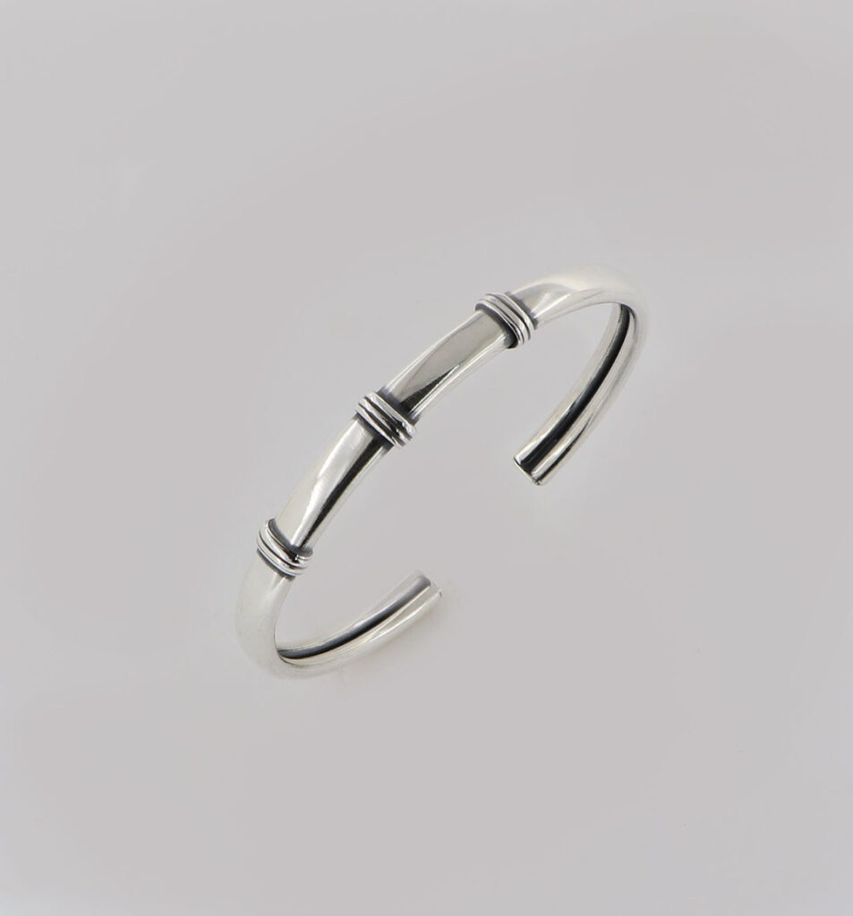 Βραχιόλι σαρνιέρα unisex από ασήμι 925.