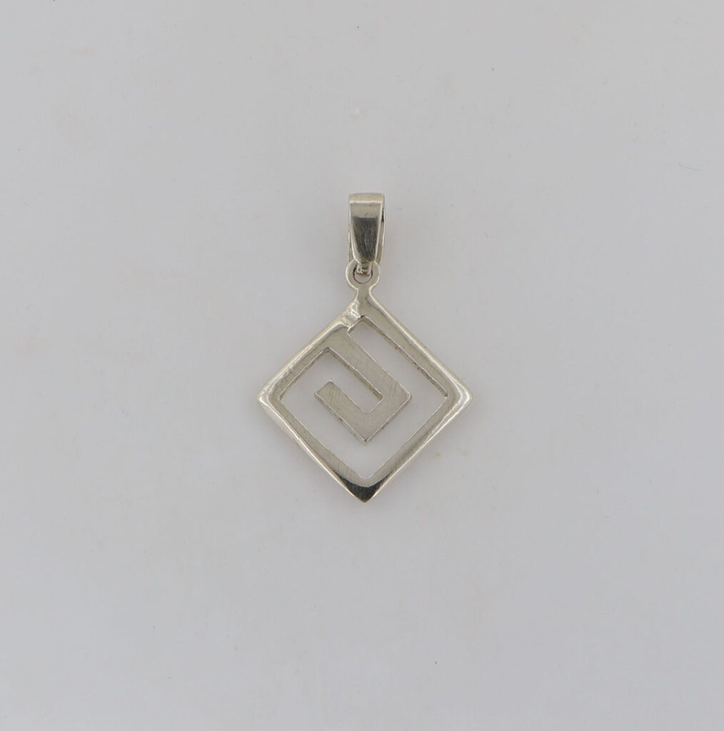 Μενταγιόν αντικέ Μαίανδρος  από ασήμι 925.